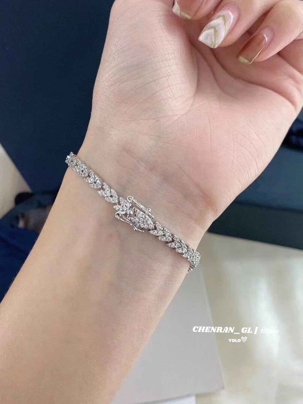 S925 silver wheat ear bracelet