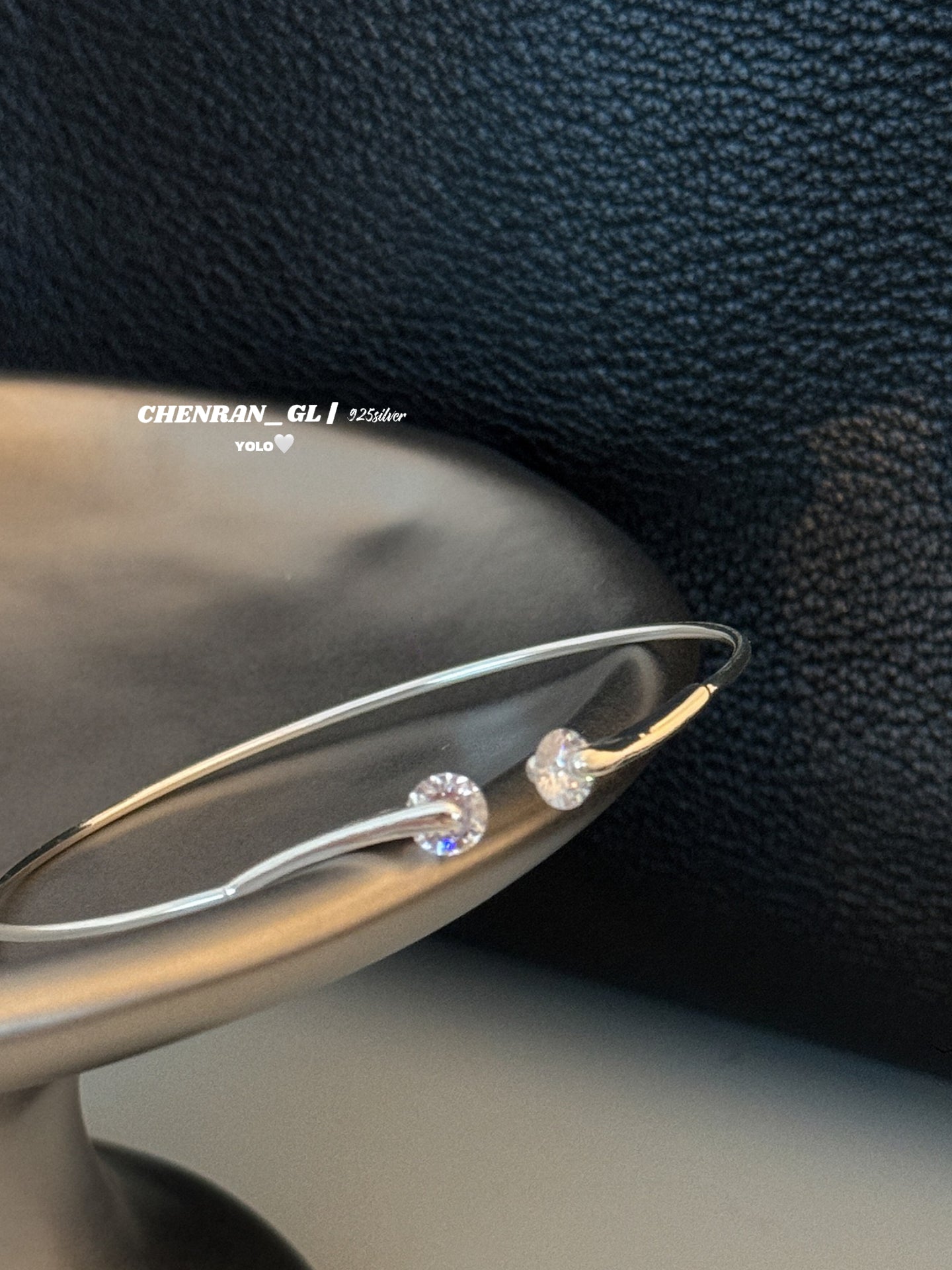 Stacked Zircon Bracelet Set